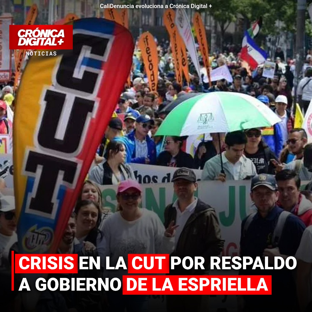 División en la CUT por apoyo mayoritario a gobierno De la Espriella