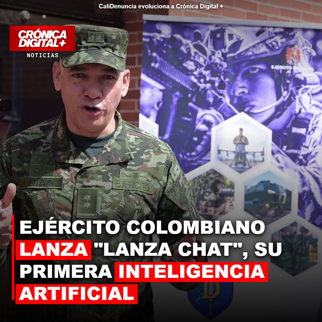 Ejército colombiano Lanza «Lanza Chat», su primera inteligencia artificial