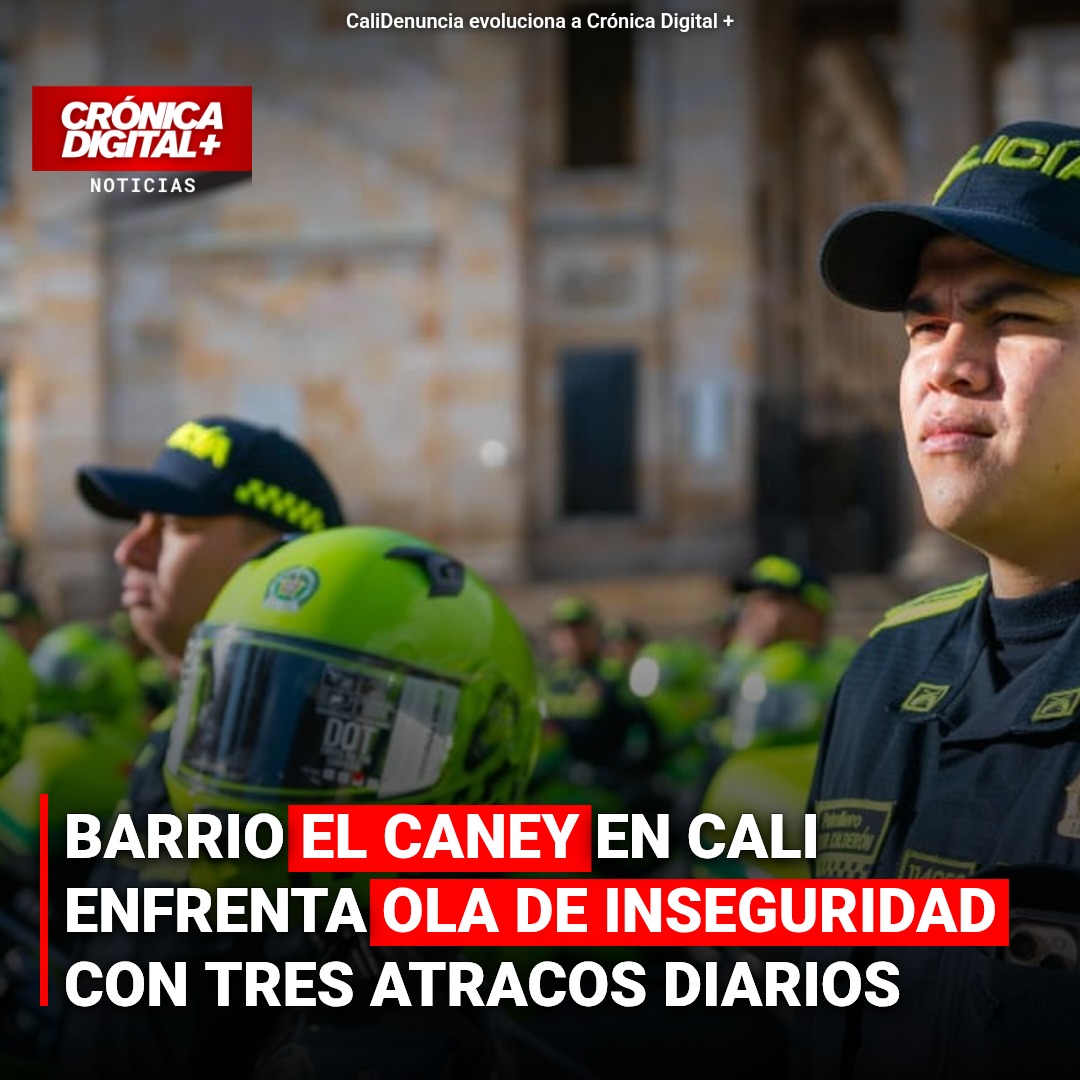 El Caney (Cali): Denuncian hasta tres atracos diarios