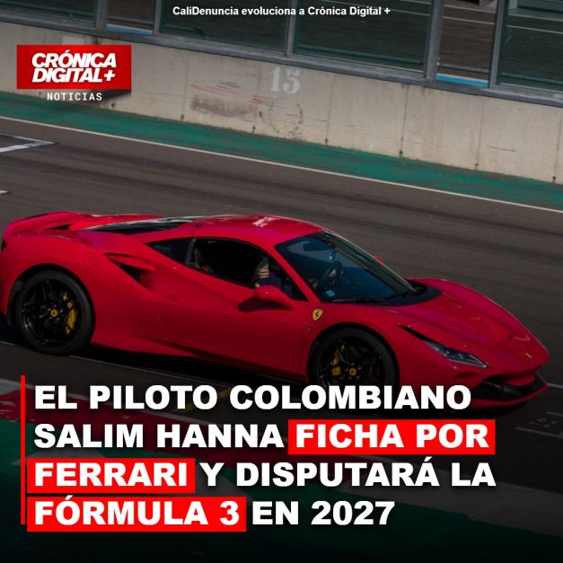 El piloto colombiano Salim Hanna ficha por Ferrari y disputará la Fórmula 3 en 2027