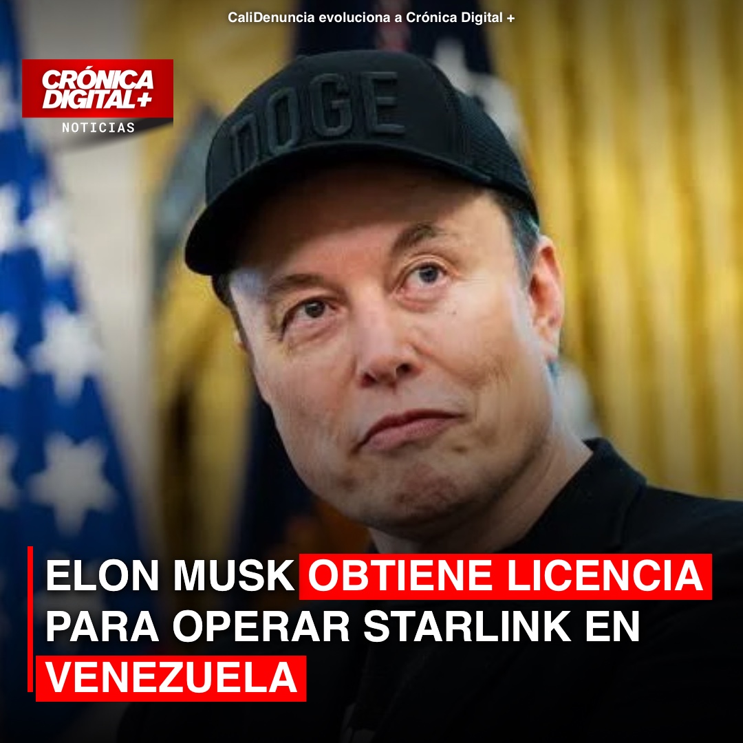 Elon Musk obtiene licencia para operar Starlink en Venezuela