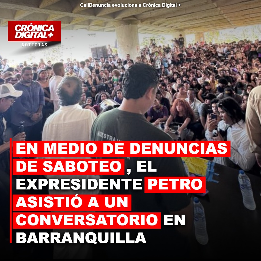 En medio de denuncias de saboteo, el expresidente Gustavo Petro asistió a un conversatorio organizado en la Universidad del Atlántico, el pasado 29 de septiembre en Barranquilla