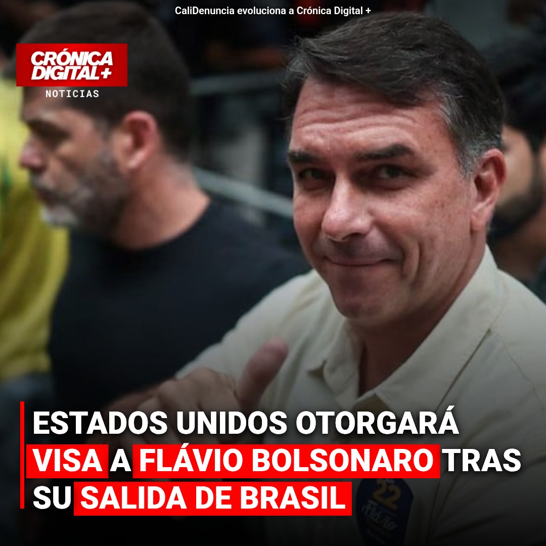 Estados Unidos otorgará visa a Flávio Bolsonaro tras su salida de Brasil