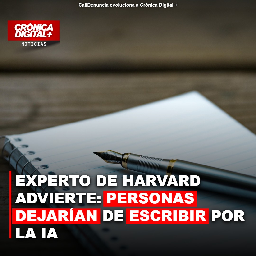 Experto de Harvard advierte: personas dejarían de escribir por la IA