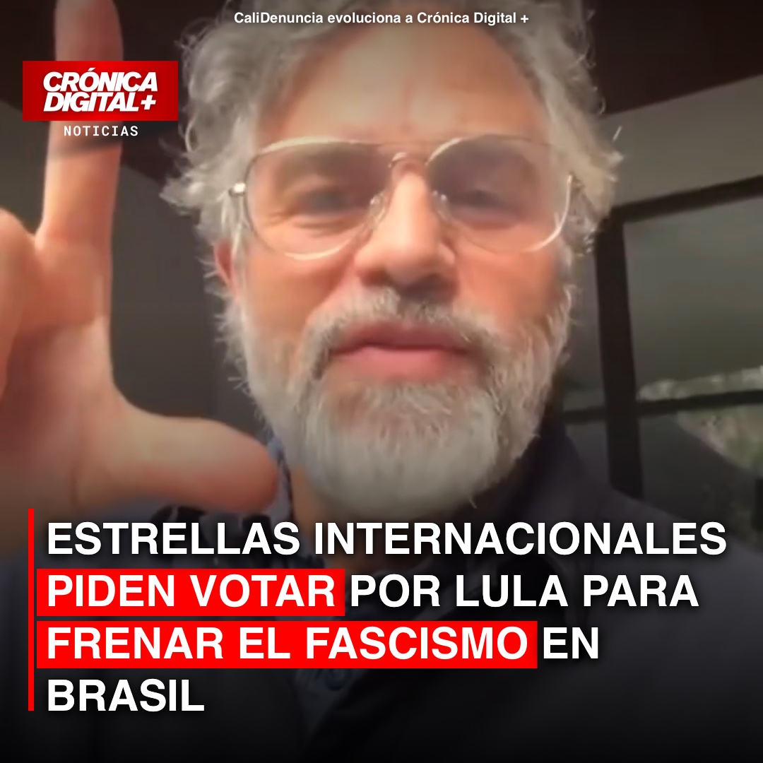 Figuras del cine y la cultura mundial respaldan a Lula en Brasil