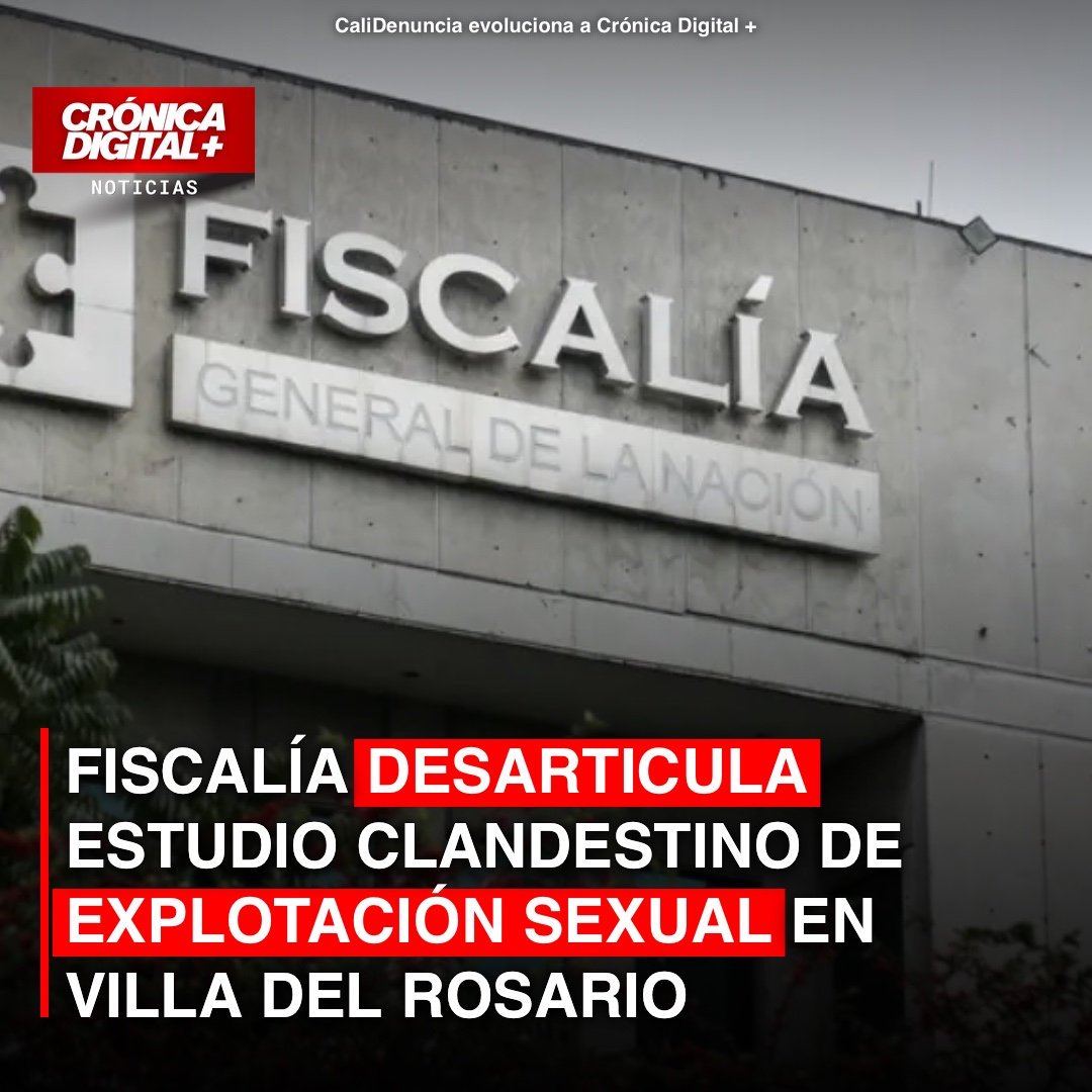 Fiscalía desarticula estudio clandestino de explotación en Villa del Rosario