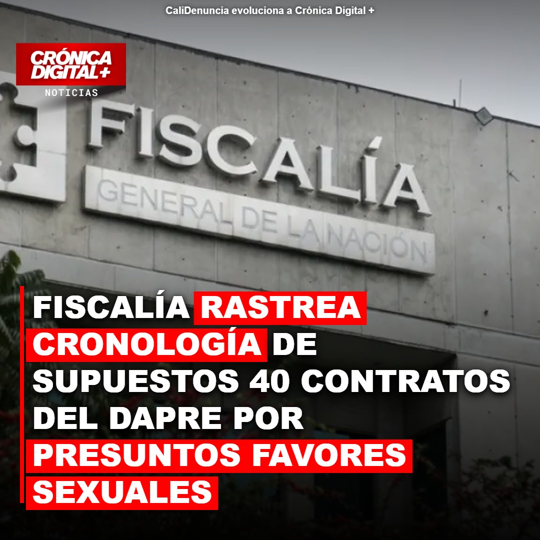 Fiscalía rastrea cronología de más de 40 contratos del Dapre por presuntos favores sexuales