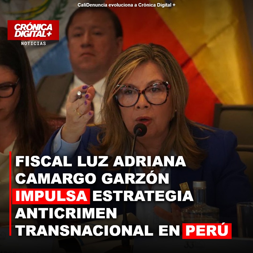 Fiscal Luz Adriana Camargo Garzón impulsa estrategia Anticrimen Transnacional en Perú