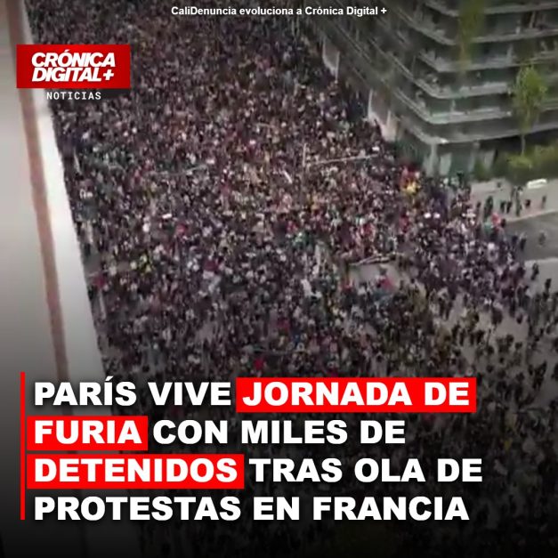 Francia registra 2.000 detenidos y un muerto en masivas protestas