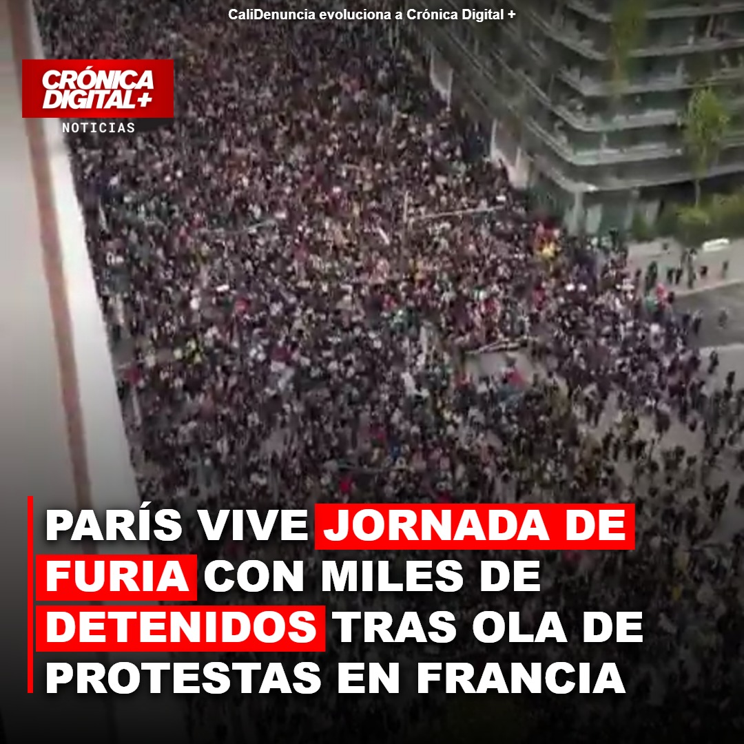 Francia registra 2.000 detenidos y un muerto en masivas protestas