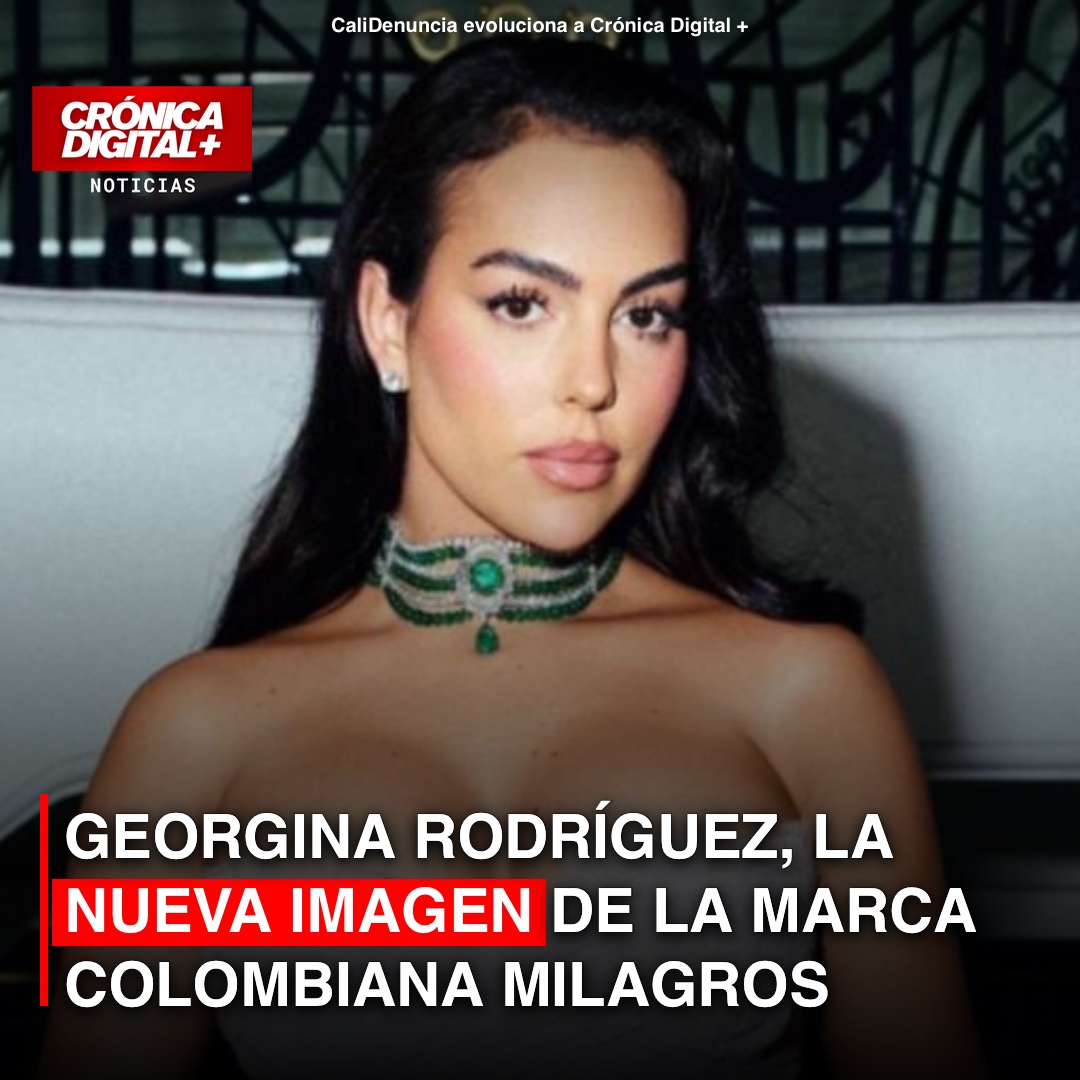 Georgina Rodríguez, la Nueva imagen de la marca colombiana Milagros