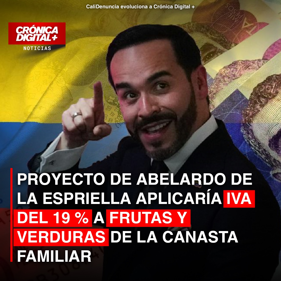 Gobierno de De la Espriella propone IVA del 19 % a frutas y verduras