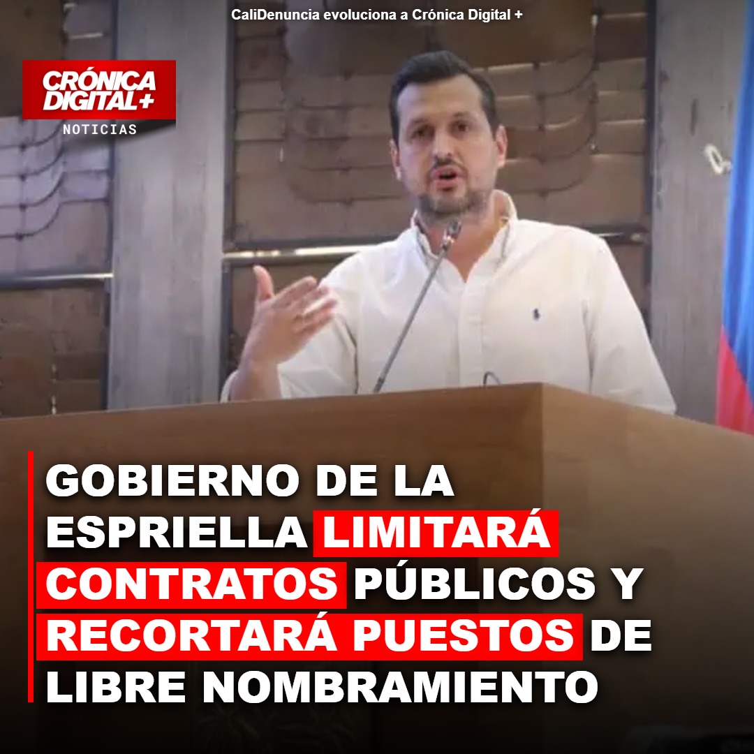 Gobierno de la Espriella limitará contratos públicos y recortará puestos de libre nombramiento