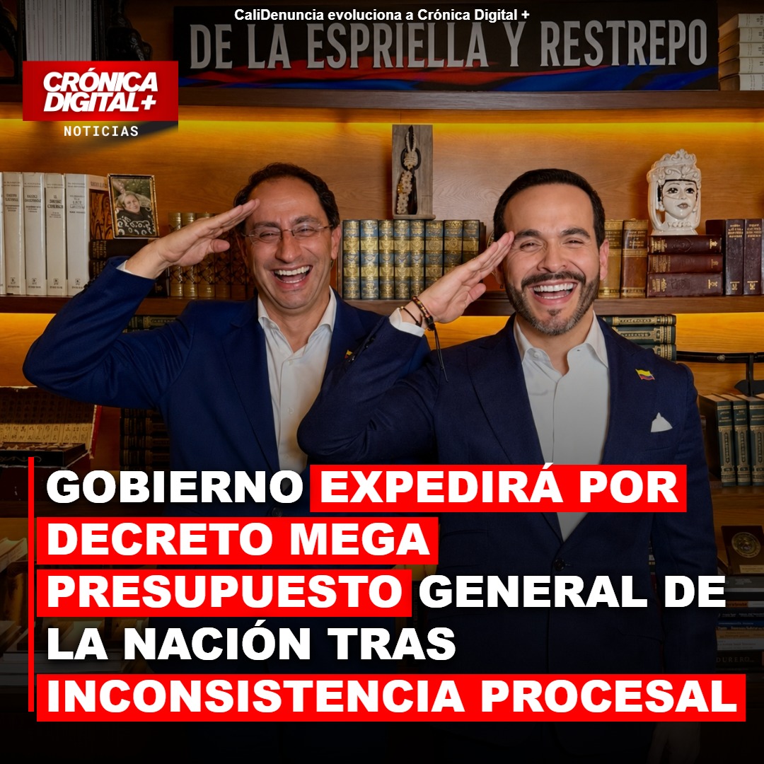 Gobierno expedirá por decreto el Presupuesto General de la Nación