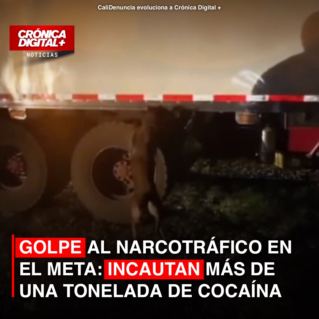 Golpe al narcotráfico en el Meta: incautan más de una tonelada de cocaína