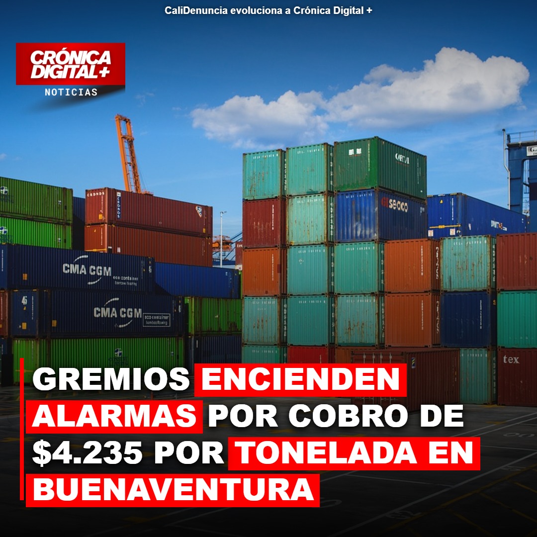 Gremios encienden alarmas por Cobro de $4.235 por tonelada en Buenaventura
