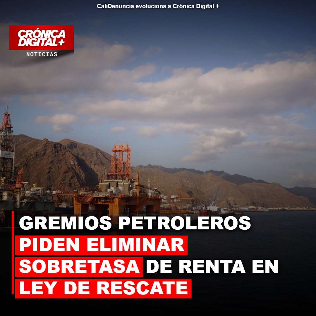 Gremios petroleros piden eliminar sobretasa de renta en Ley de Rescate