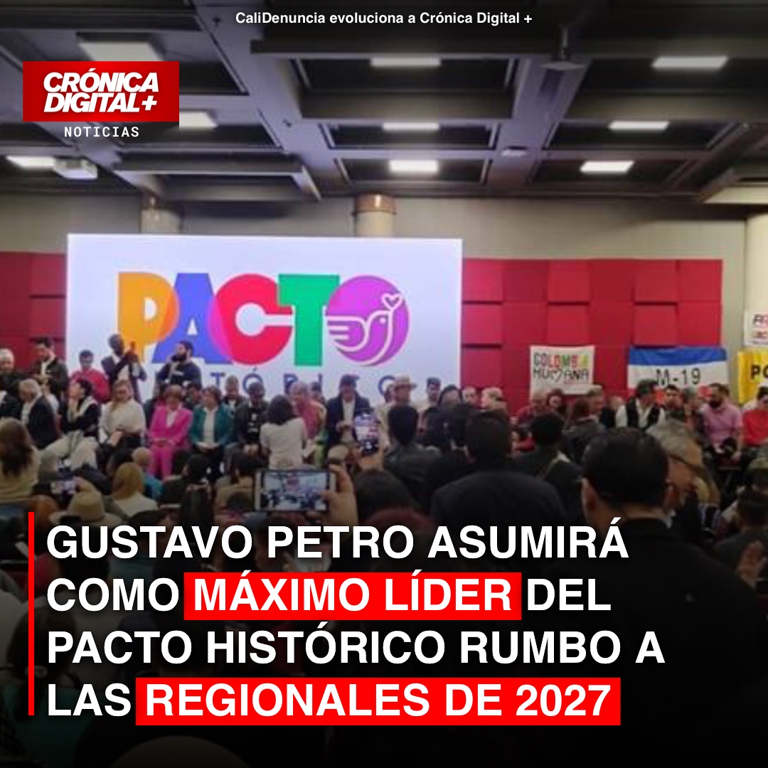 Gustavo Petro liderará el Pacto Histórico para las elecciones de 2027