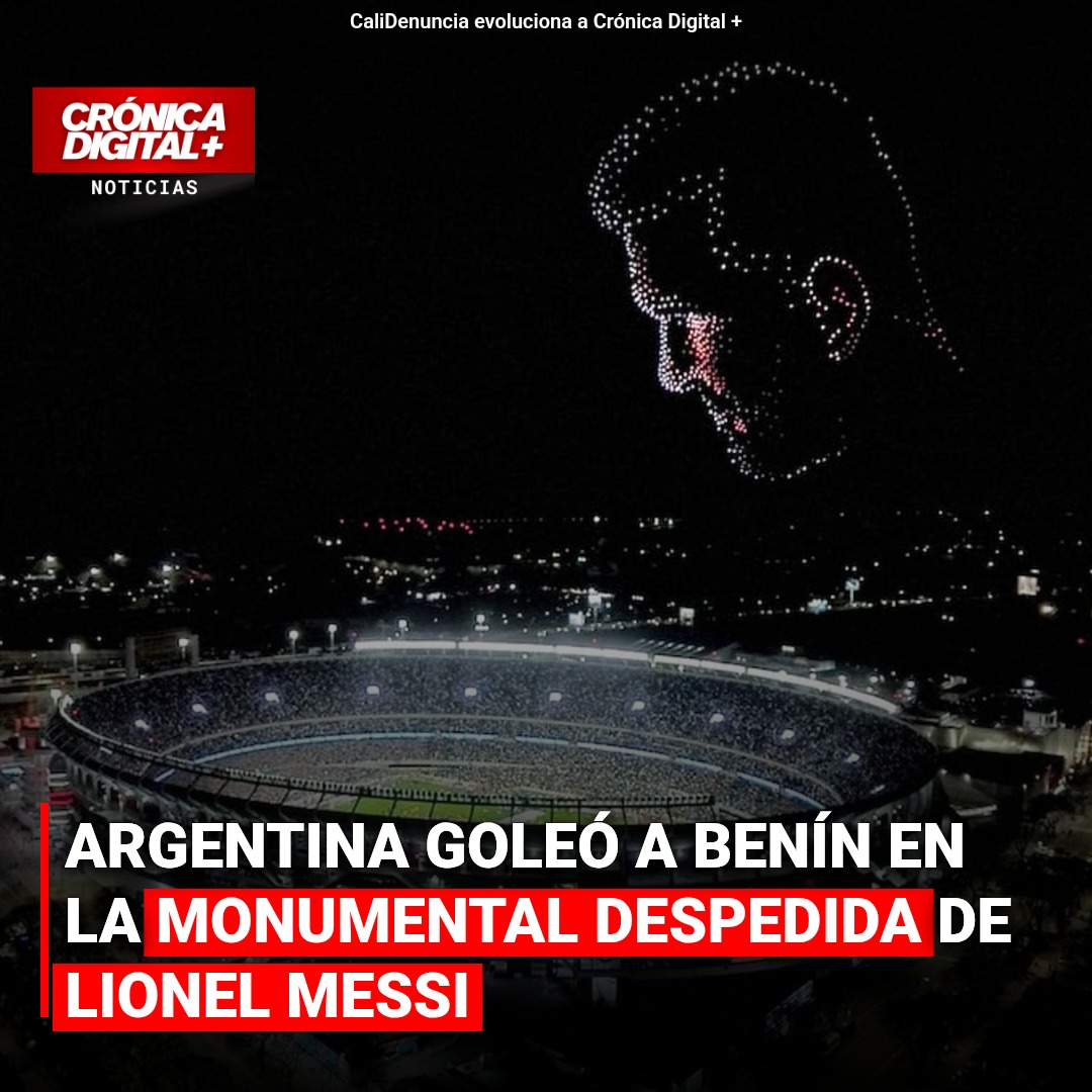 Histórica despedida de Messi: Argentina goleó a Benín en el Monumental