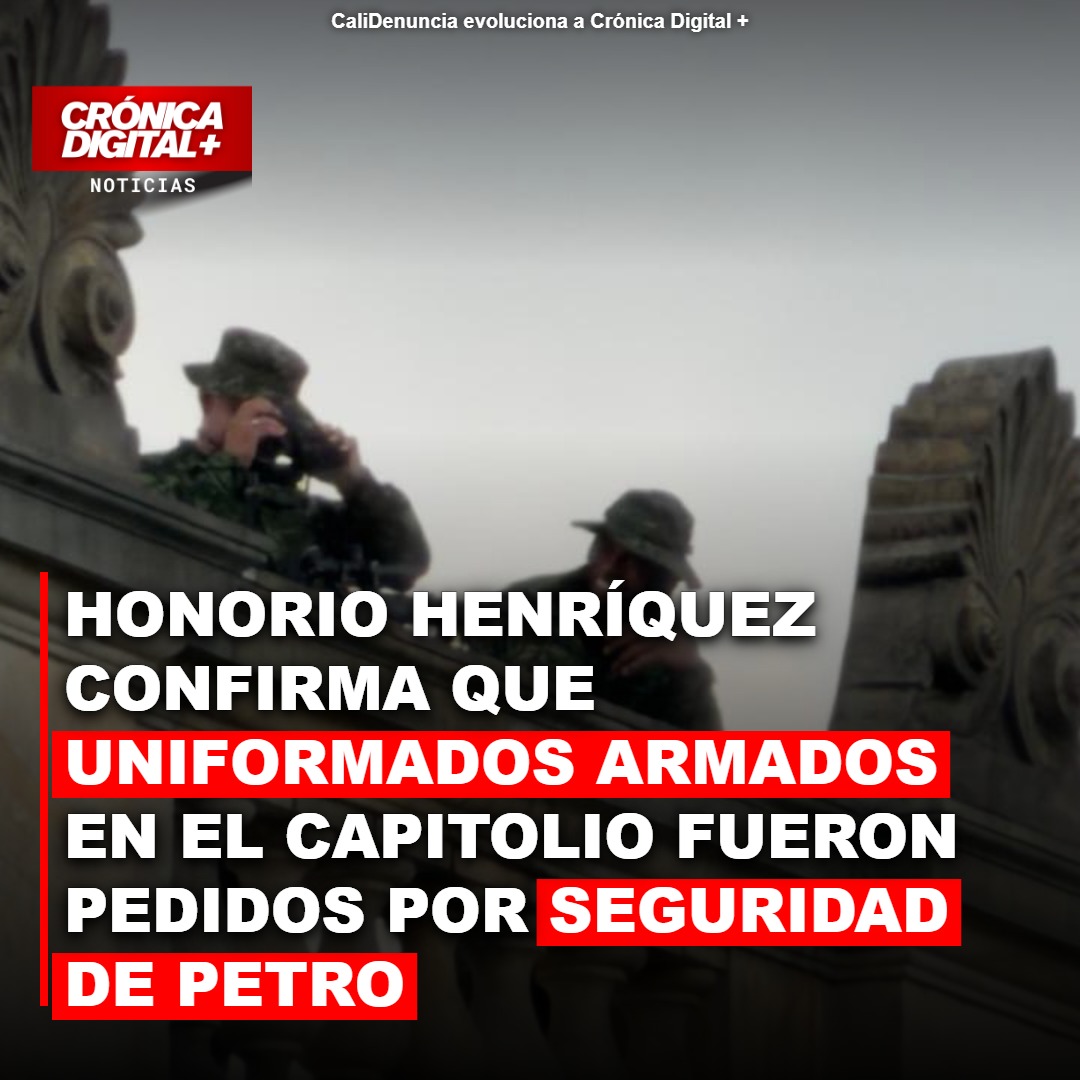 Honorio Henríquez aclara presencia armada en techo del Congreso