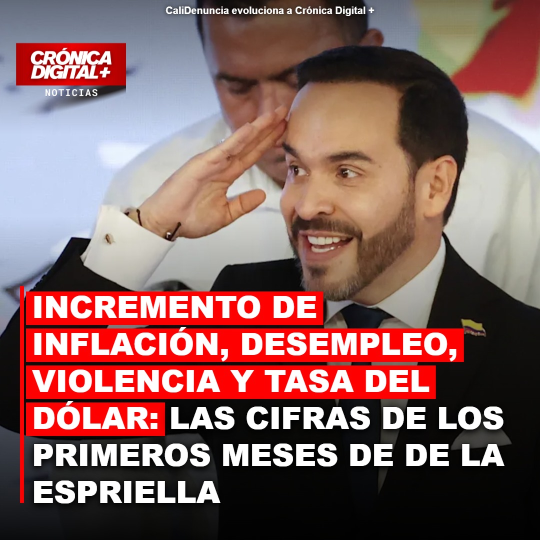 Incremento de inflación, desempleo, violencia y tasa del dólar: las cifras que miden los primeros dos meses de De la Espriella