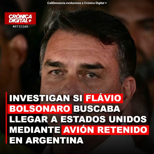 Investigan si Flávio Bolsonaro buscaba llegar a Estados Unidos mediante avión retenido en Argentina