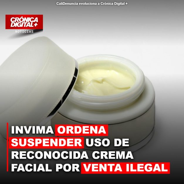 Invima ordena suspender crema facial Nida por venta ilegal en Colombia