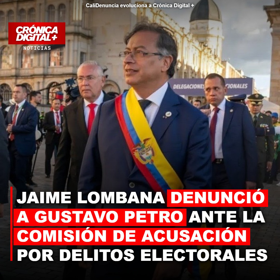 Jaime Lombana radica denuncia contra Gustavo Petro en el Congreso