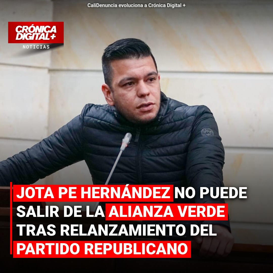 Jota Pe Hernández sigue en Alianza Verde tras relanzamiento republicano