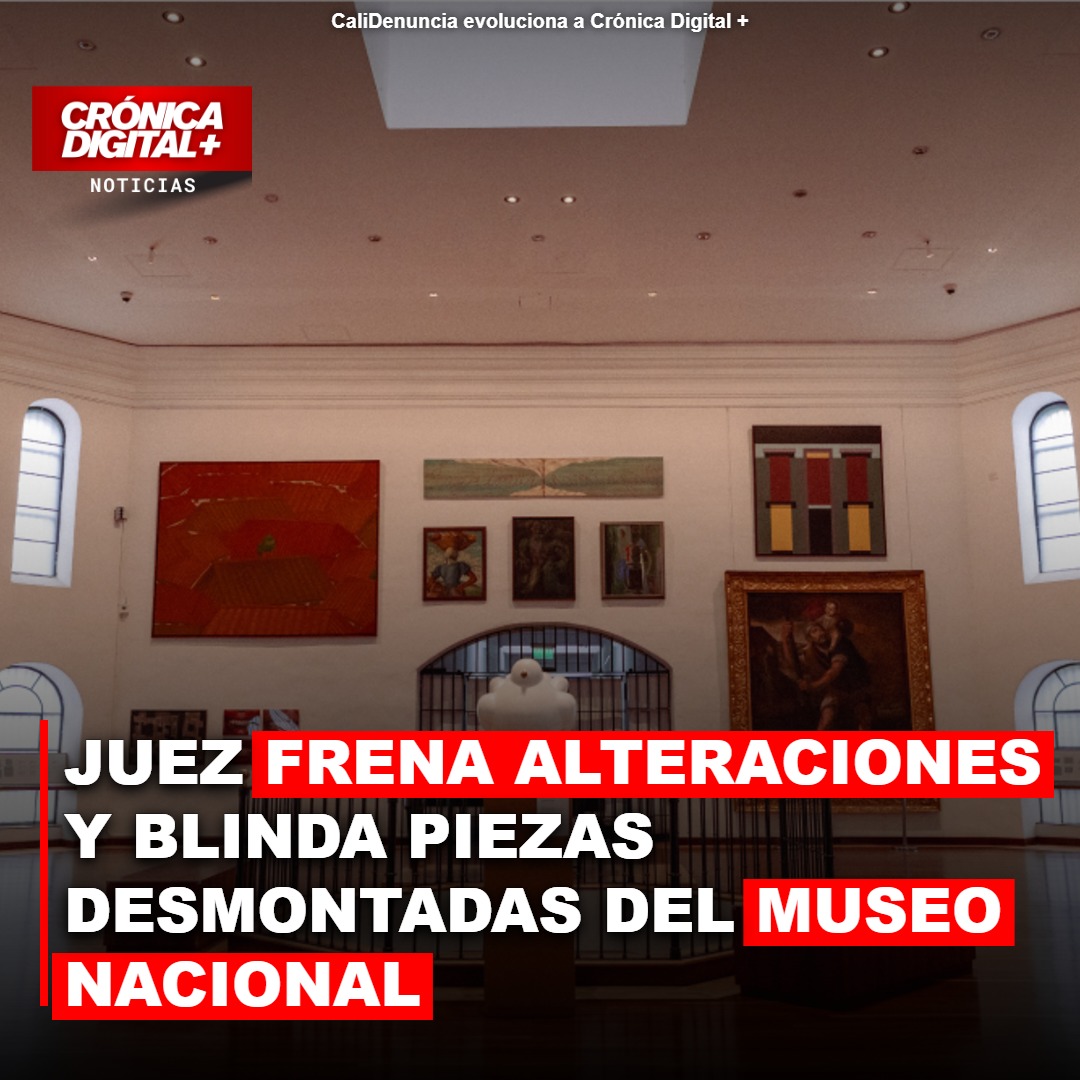 Juez frena alteraciones y blinda piezas desmontadas del Museo Nacional