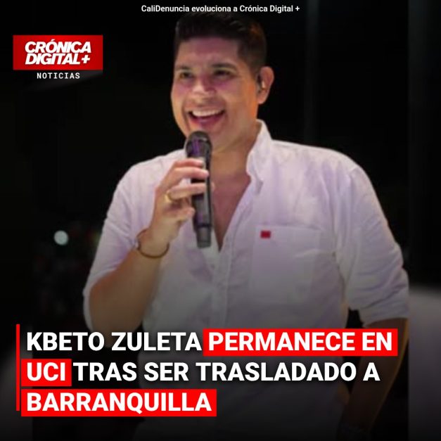 Kbeto Zuleta permanece en UCI tras ser trasladado a Barranquilla