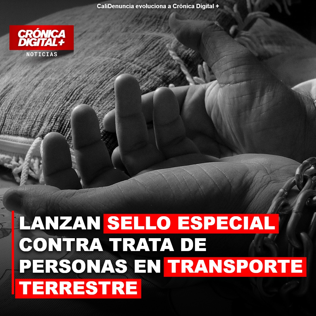 Lanzan sello especial contra trata de personas en Transporte terrestre