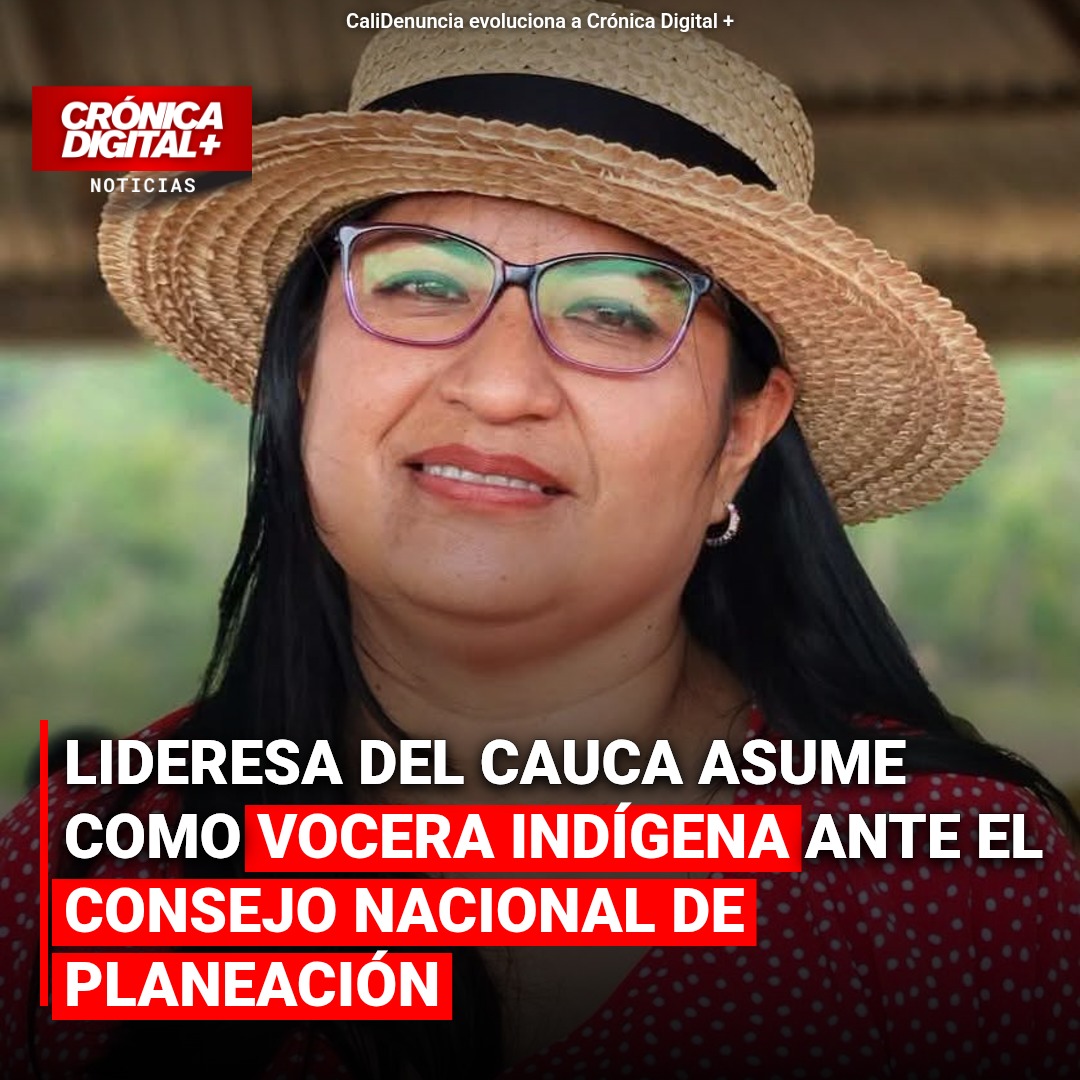 Lideresa del Cauca asume como vocera Indígena ante el Consejo Nacional de Planeación