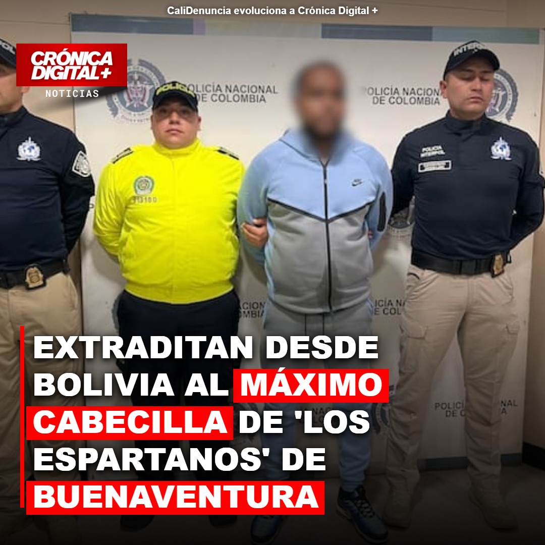 Llega extraditado desde Bolivia alias Mapaya, jefe de Los Espartanos