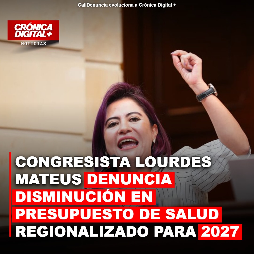 Lourdes Mateus denuncia disminución en presupuesto de salud regionalizado para 2027