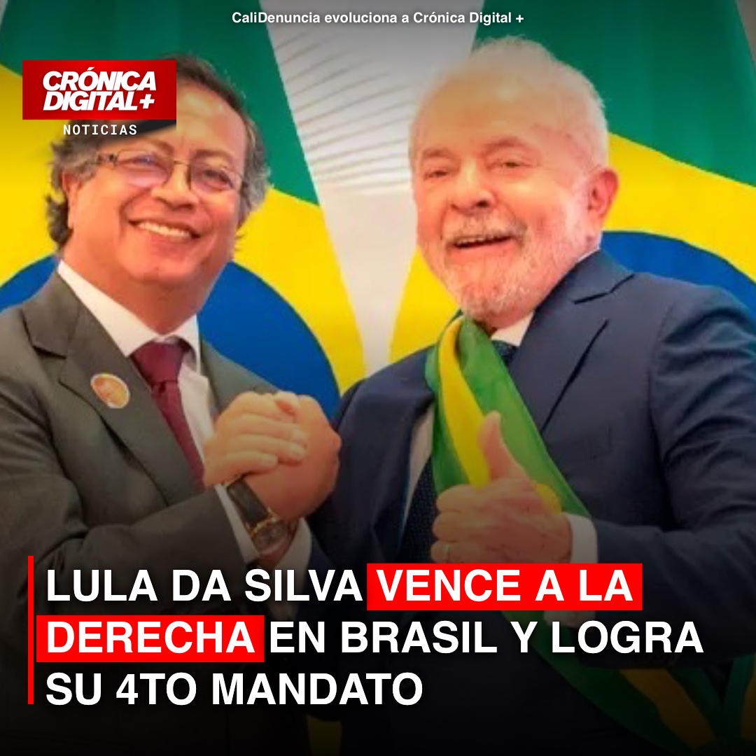 Lula Da Silva vence a la derecha en Brasil y logra su 4to mandato