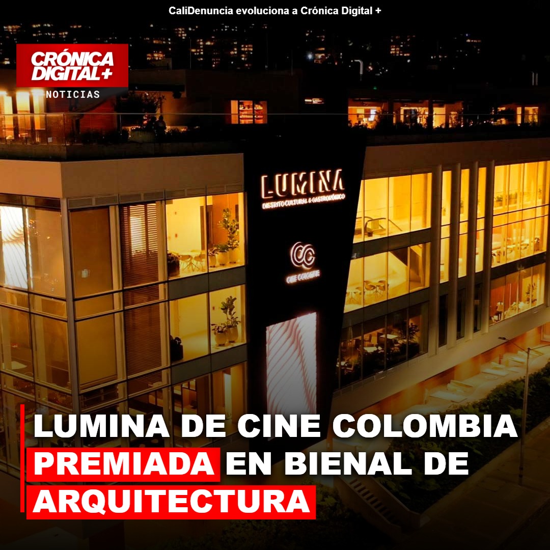 Lumina de Cine Colombia premiada en Bienal de Arquitectura