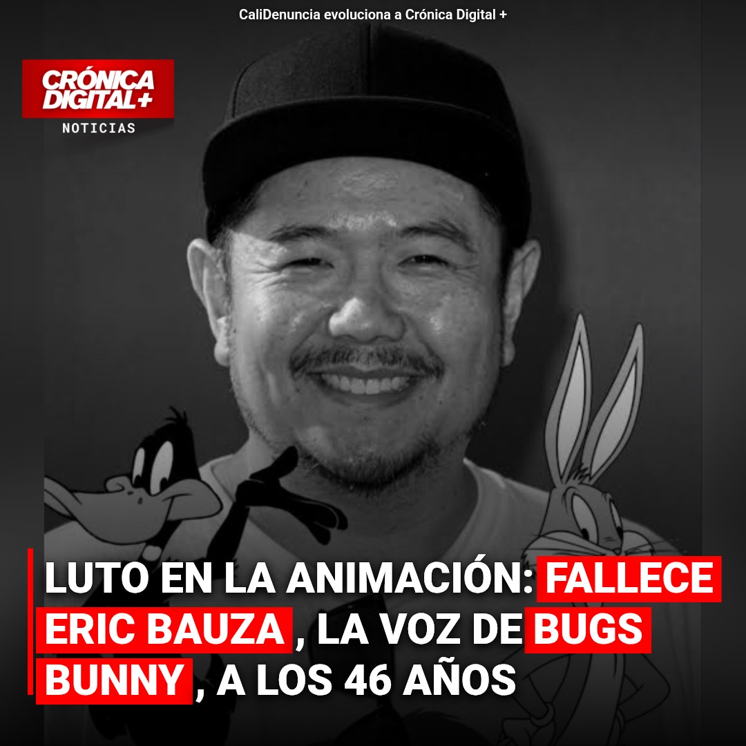Luto en la animación: fallece Eric Bauza, la voz de Bugs Bunny, a los 46 años