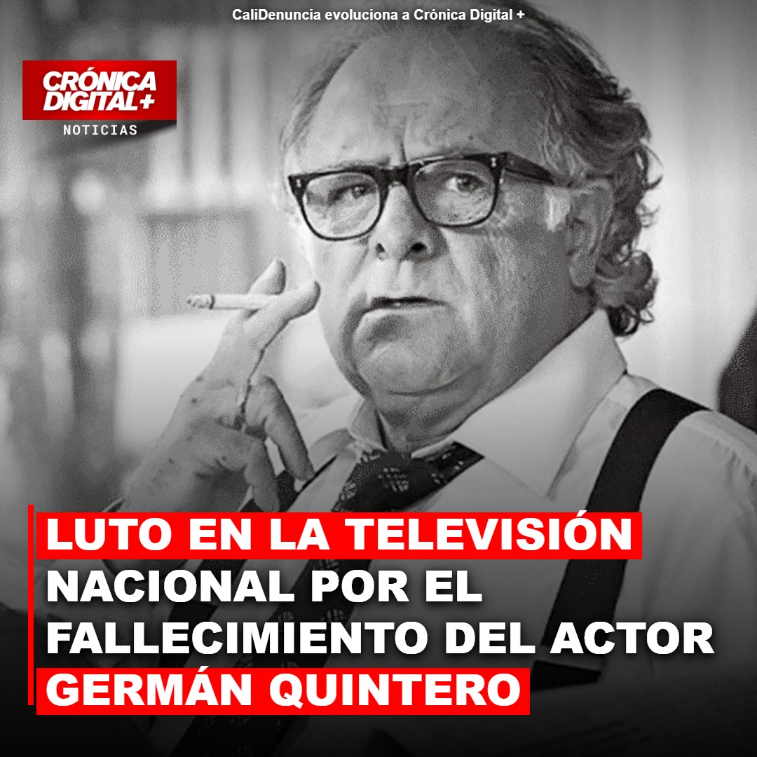 Luto en la televisión nacional por el fallecimiento de Germán Quintero, destacado actor de Rojo Carmesí