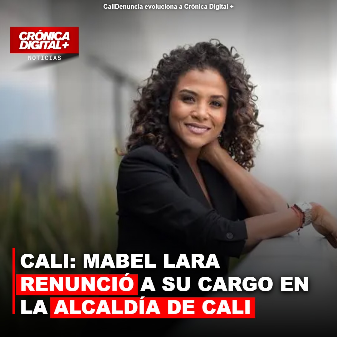 Mabel Lara renunció a su cargo en la Alcaldía de Cali