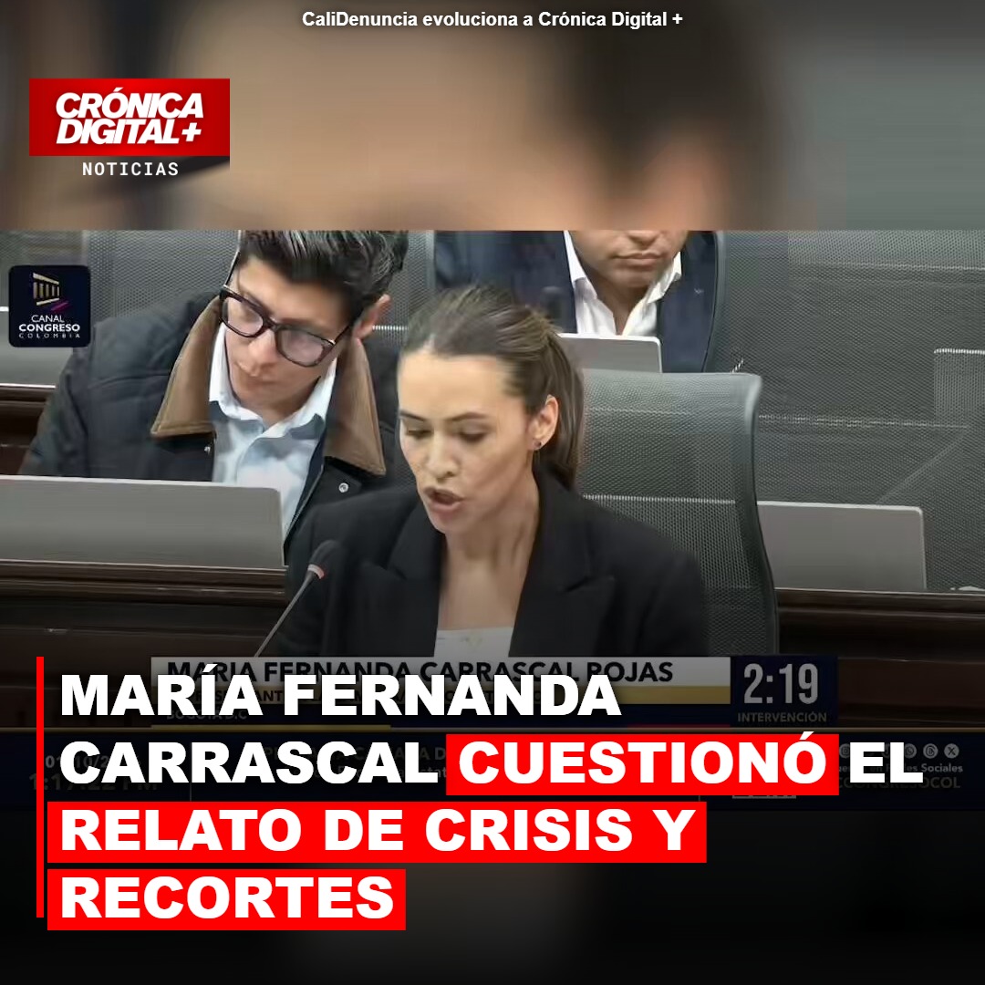 María Fernanda Carrascal cuestionó el relato de crisis y recortes