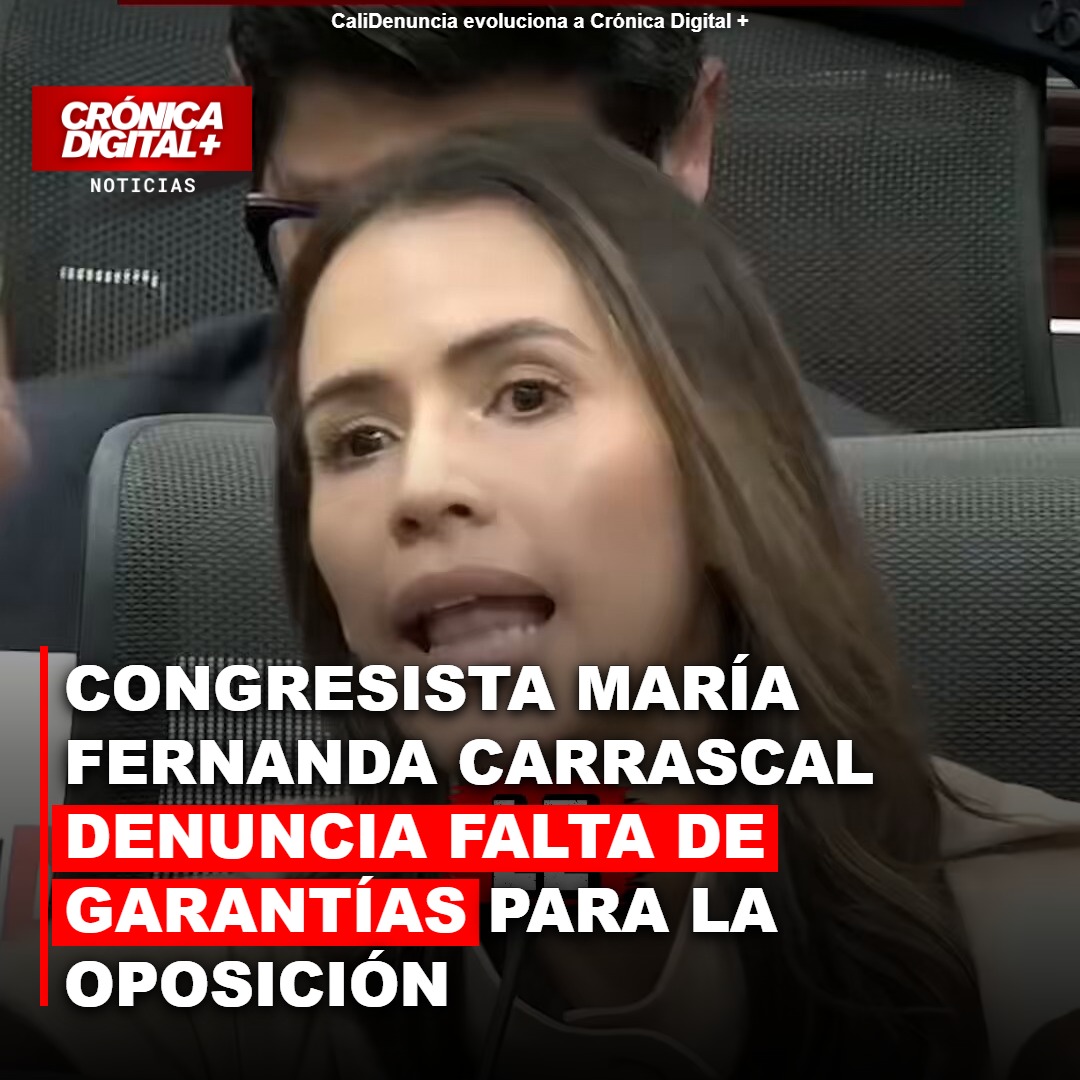 María Fernanda Carrascal denuncia falta de garantías para la oposición