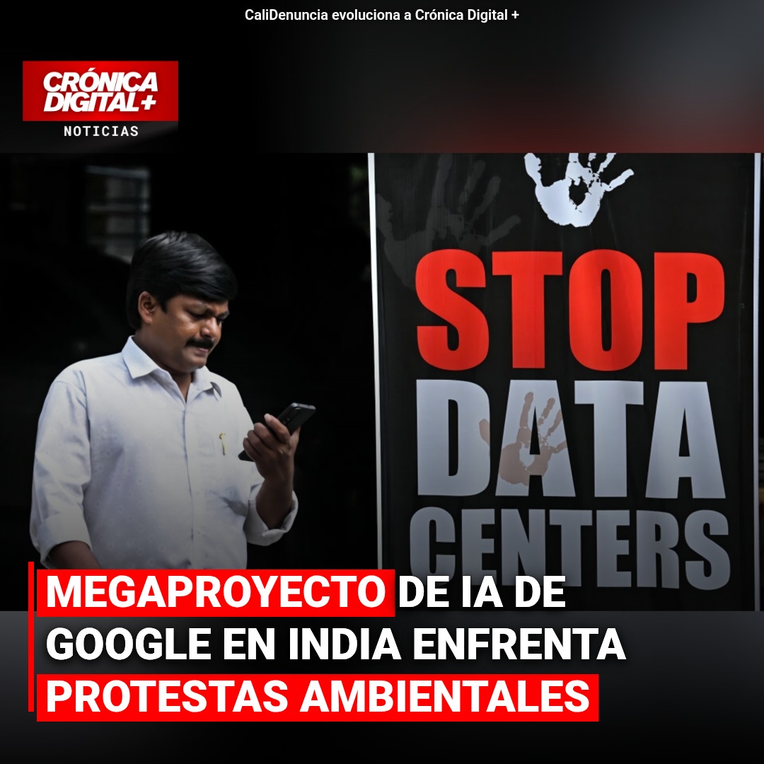 Megaproyecto de IA de Google en India enfrenta protestas ambientales