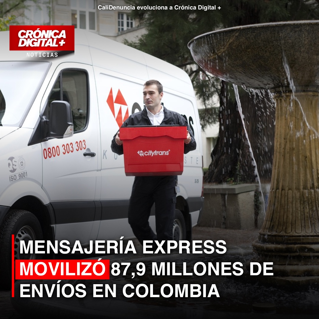 Mensajería Express movilizó 87,9 millones de envíos en Colombia