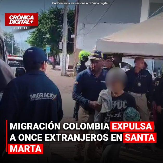 Migración Colombia expulsa a once extranjeros en Santa Marta