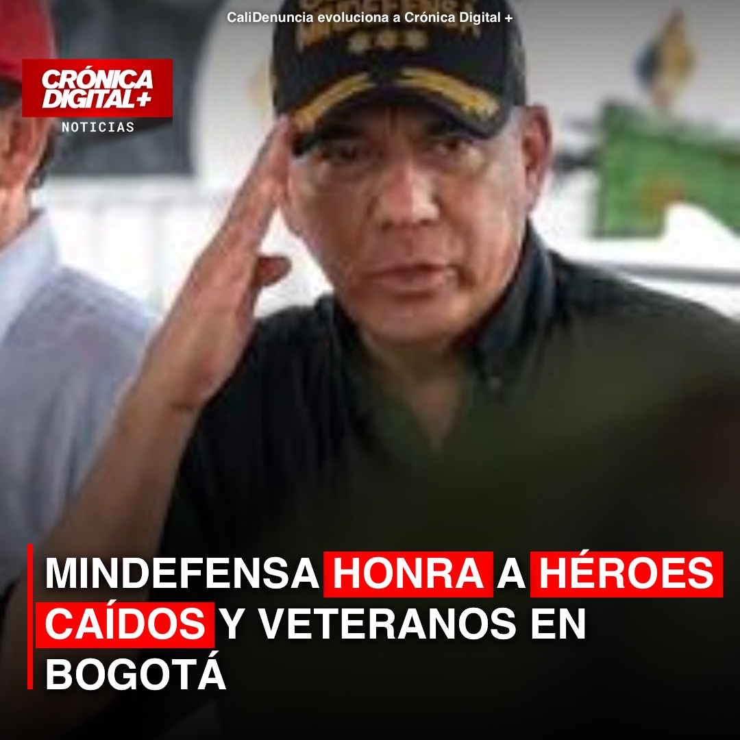 Mindefensa rinde tributo a héroes caídos y veteranos en Bogotá