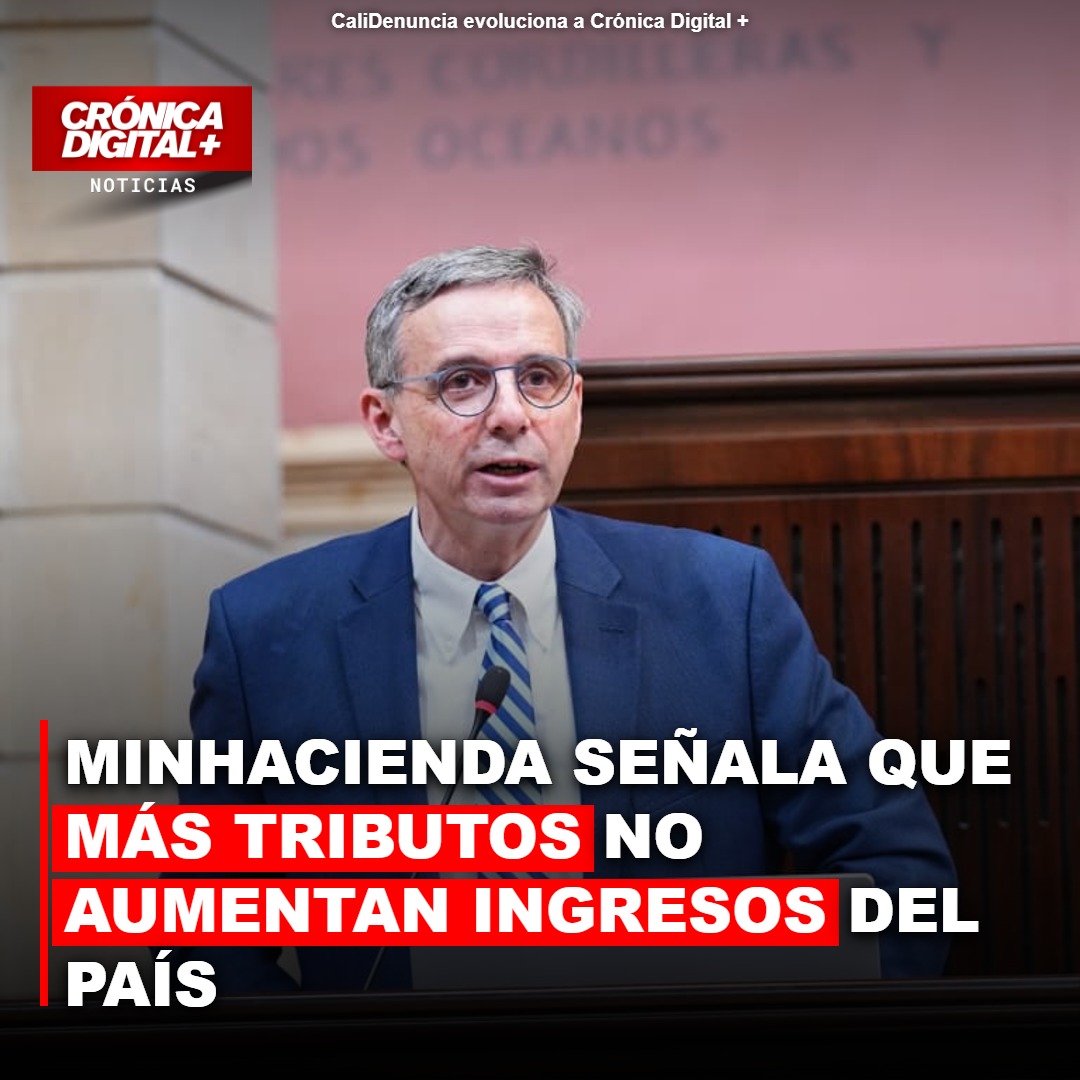 MinHacienda señala que Más tributos no aumentan ingresos del país