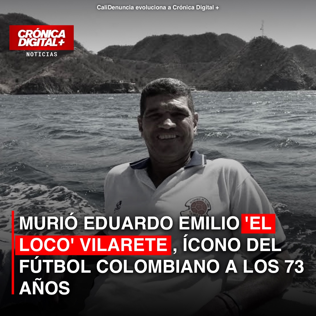 Murió Eduardo Emilio ‘el Loco’ Vilarete, ícono del fútbol colombiano a los 73 años