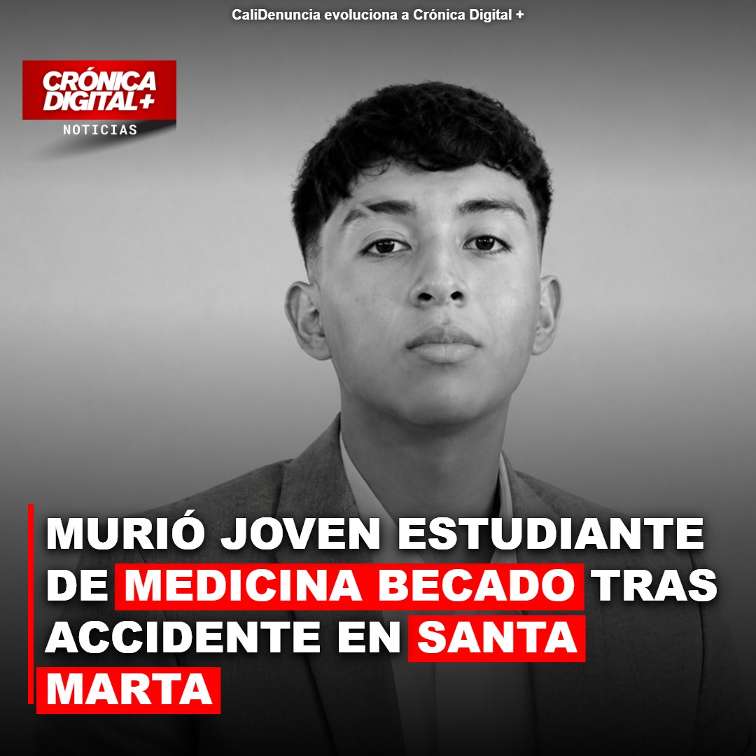 MURIÓ joven ESTUDIANTE de Medicina BECADO TRAS ACCIDENTE en Santa Marta