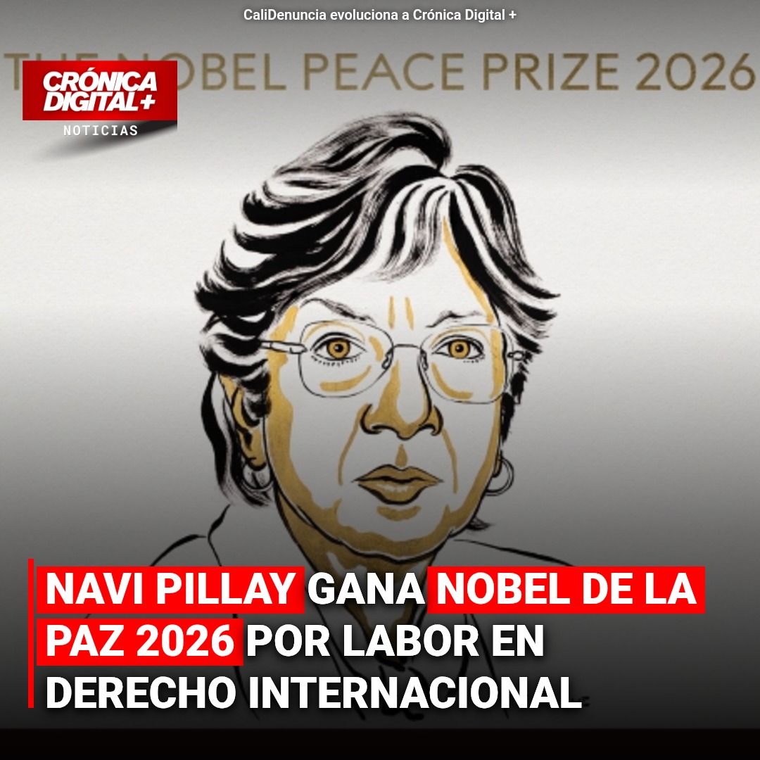 Navi Pillay obtiene Nobel de la Paz 2026 por labor en derecho internacional
